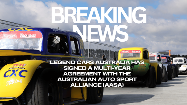 Legend Cars signs multi year deal with AASA